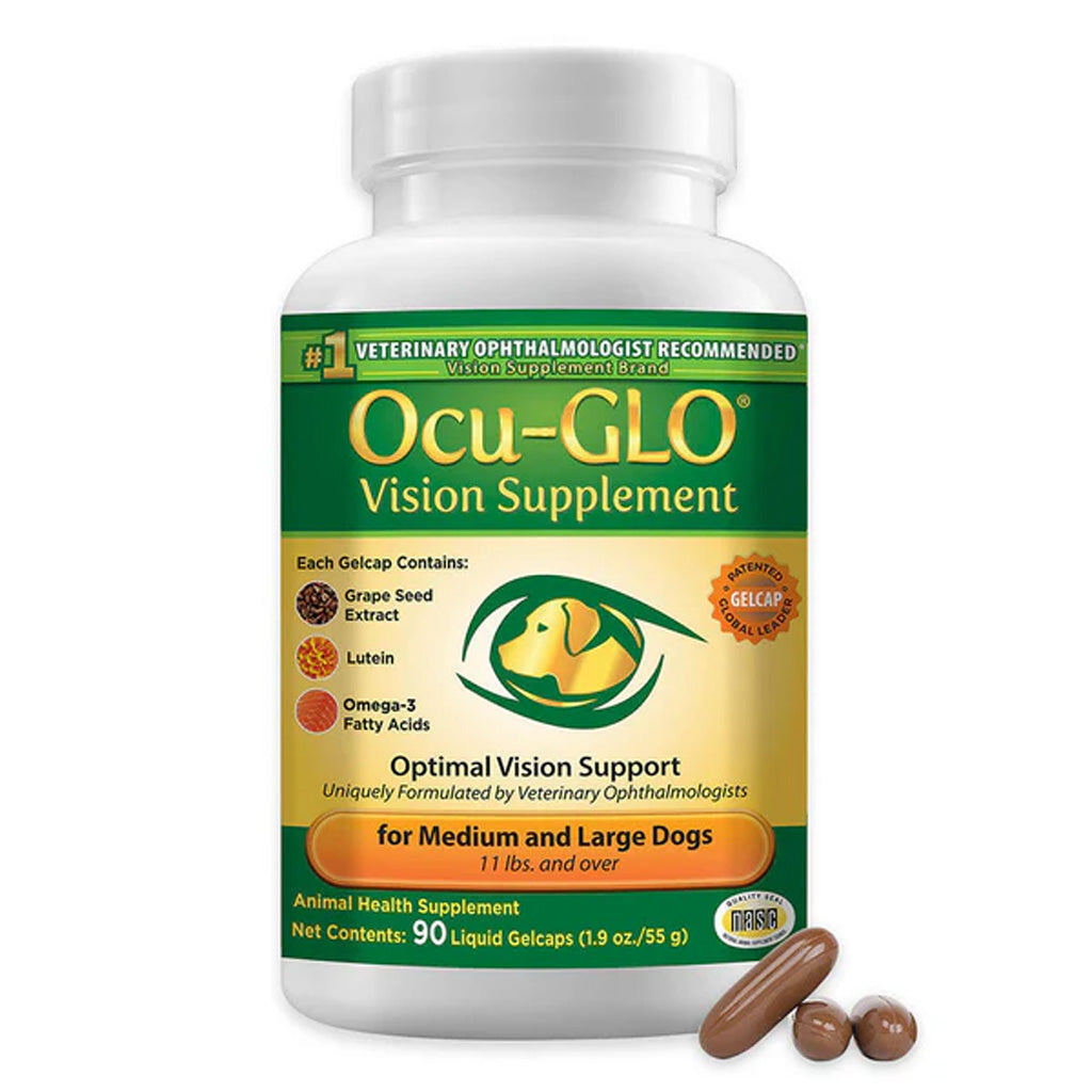 Ocu-GLO Canine Vision Liquid Gel Capsules for Dogs 90