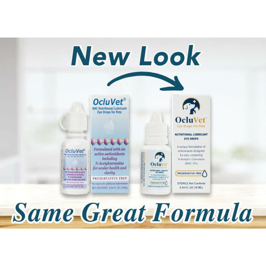 OcluVet Eye Drops (16ml) for pets new look