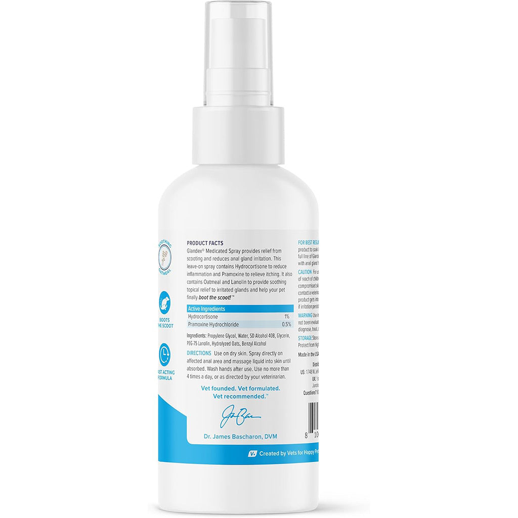 Glandex® Anal Gland Medicated Spray – Fast Relief for Scooting Pets – UK Stock