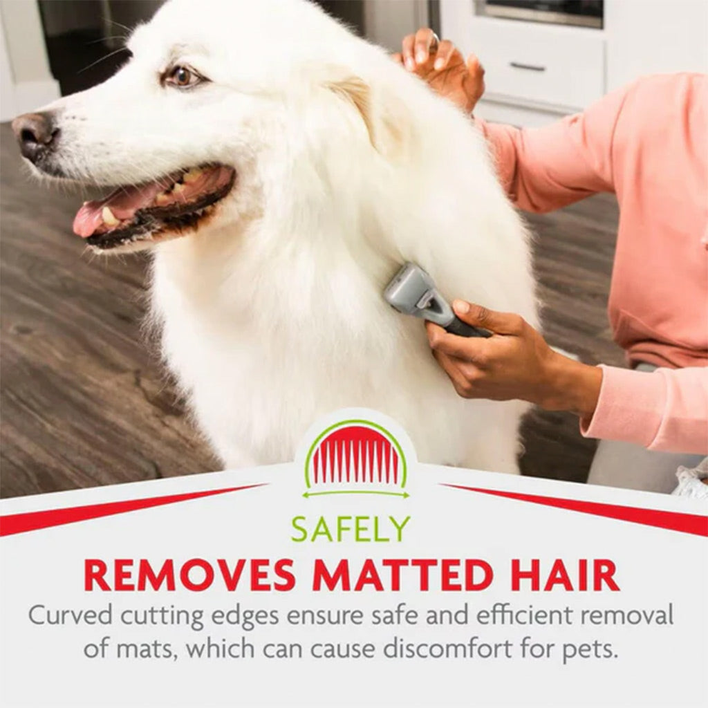 Furminator adjustable dematter tool image with dog