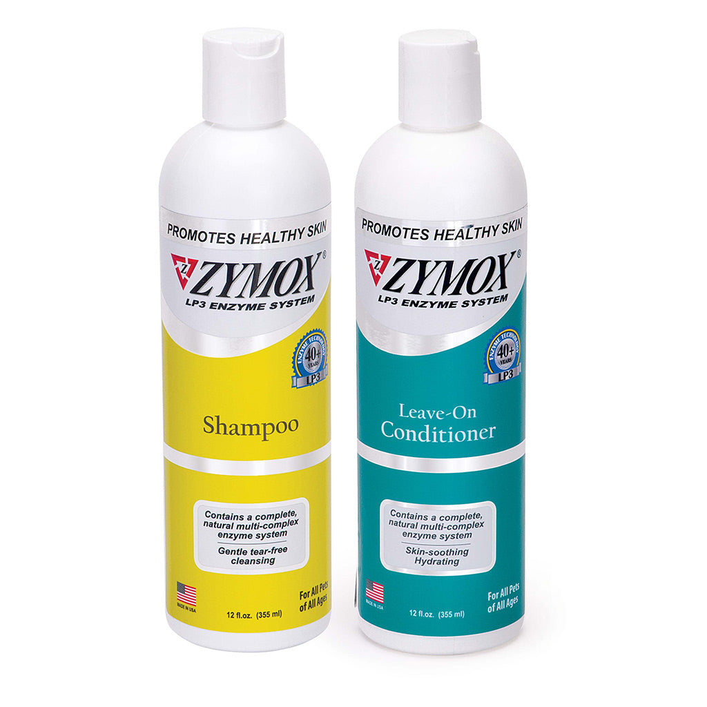 Zymox Enzymatic Dog & Cat shampoo & Leave-on Conditioner