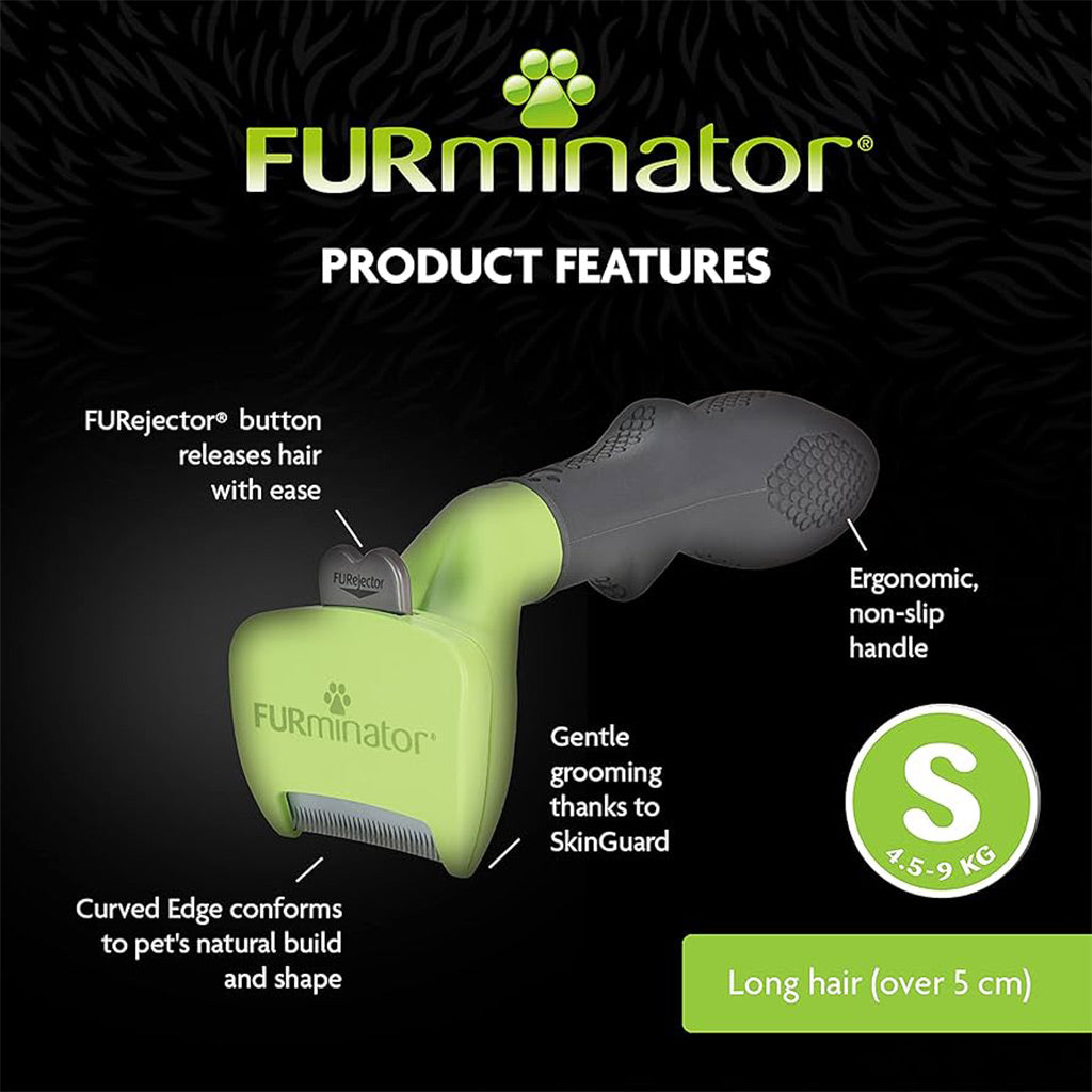 Furminator small long hair brush tool product features