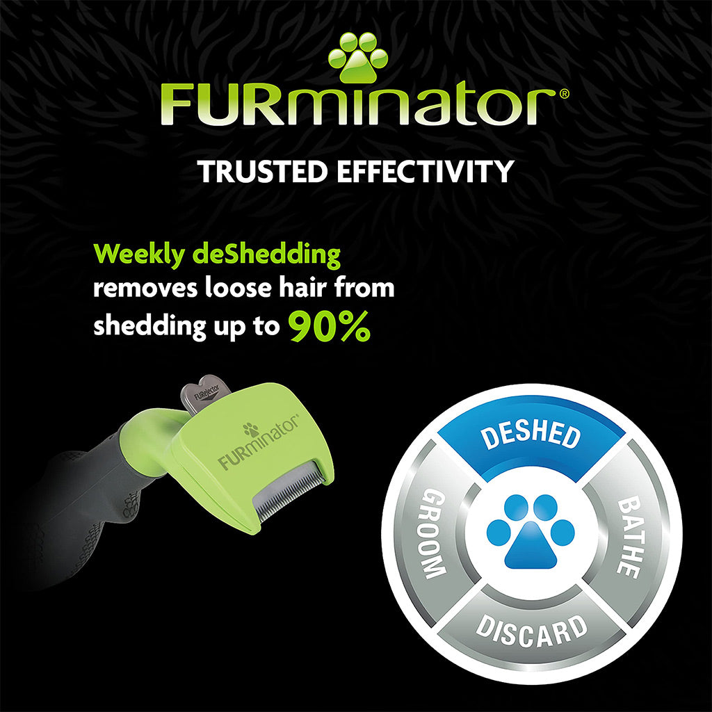 Furminator small long hair brush tool trusted effectivity
