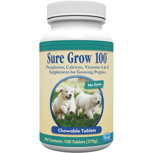 Sure Grow 100 calcium supplement for dogs UK Stock
