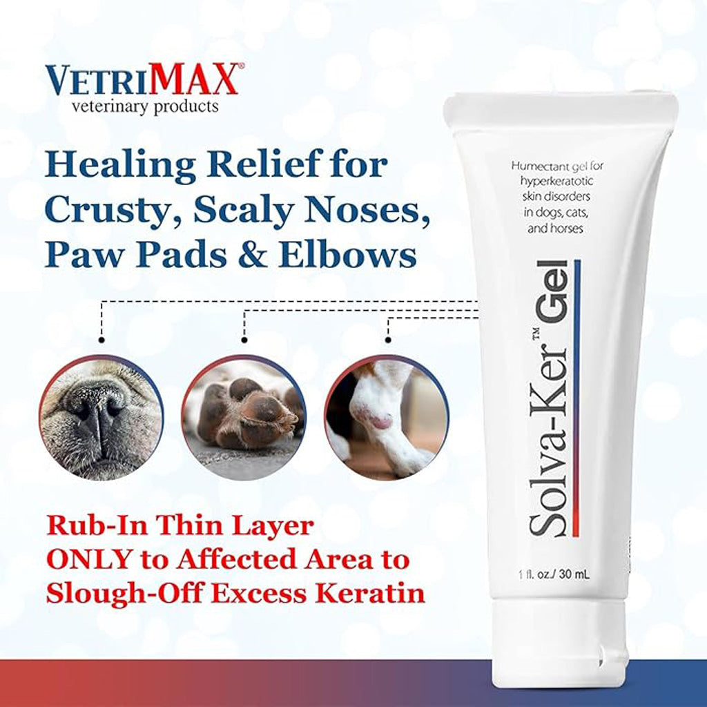 VetriMax Solva-Ker – Advanced Keratolytic Gel for Dogs, Cats & Horses – UK Stock