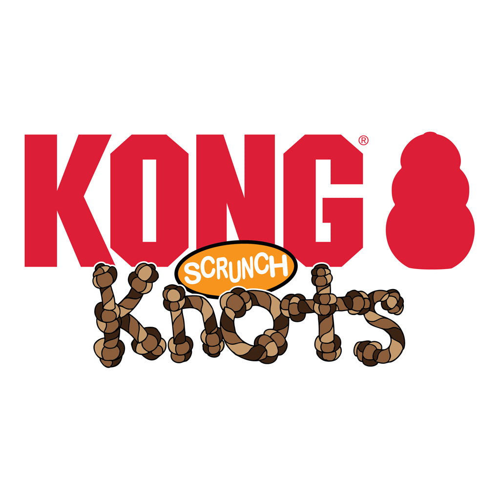 KONG Scrunch Knots Fox – Durable & Fun Toy for Dogs