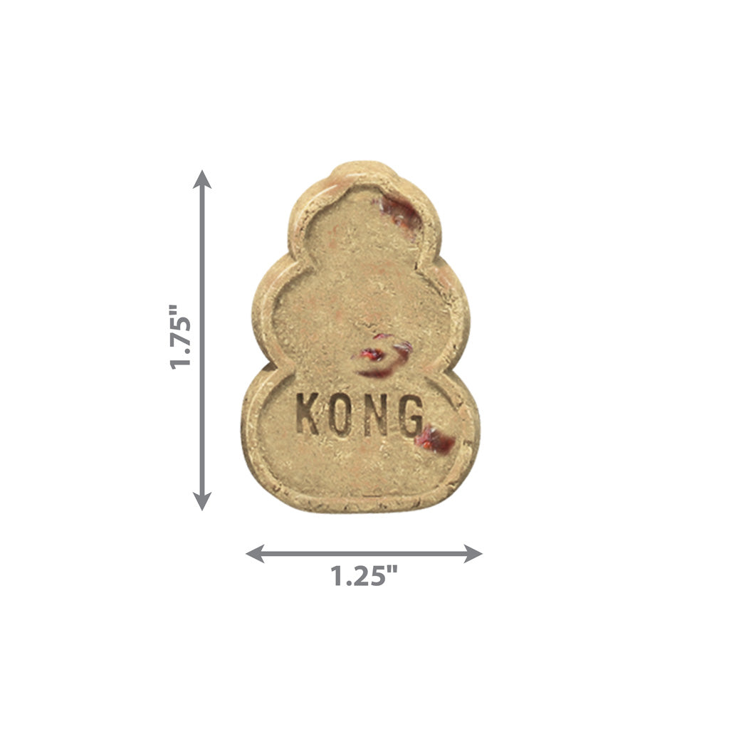 KONG Snacks Bacon and Cheese for Dogs – All-Natural Biscuits large