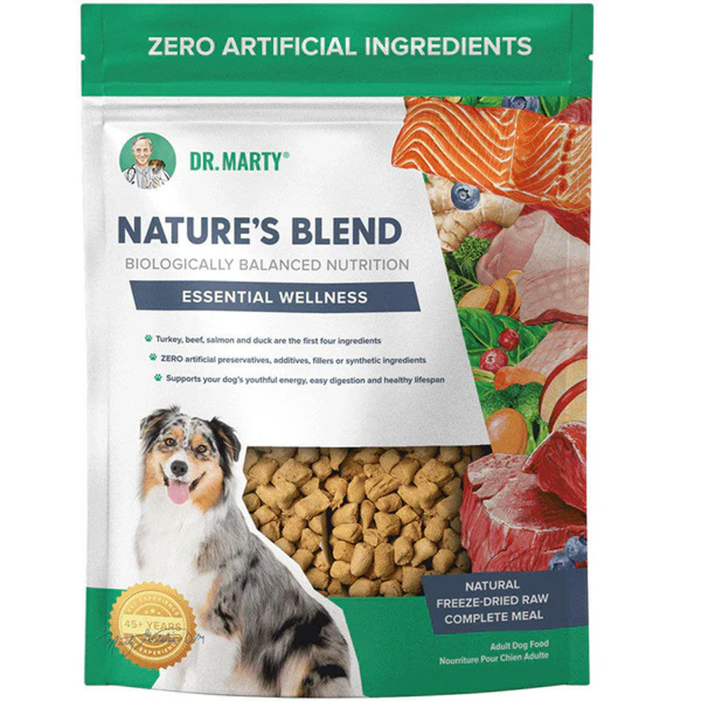Dr. Marty Nature's Blend Essential Wellness freeze-dried raw dog food