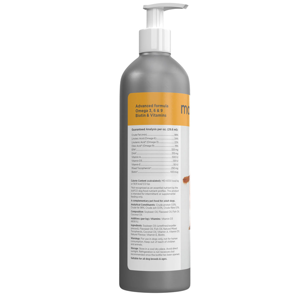 maxxiomega for dogs ingredients label