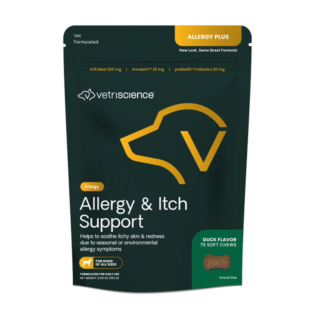 VetriScience Allergy & Itch Support – Advanced Allergy & Immune Support for Dogs | Available in UK Now