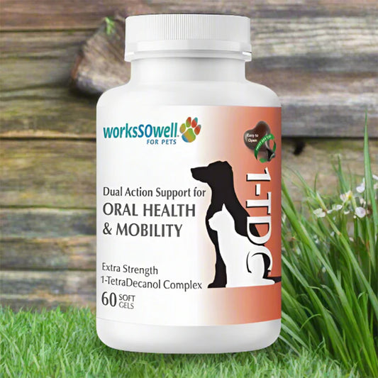 1-TDC oral health & mobility supplement for dogs and cats 60