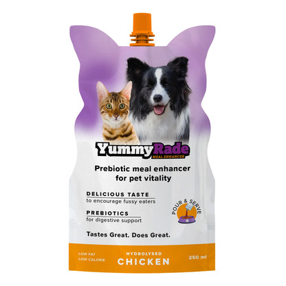 YummyRade meal enhancer Chicken Prebiotic Gravy Topper for Cats and Dogs