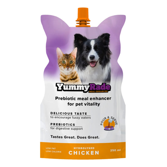 YummyRade meal enhancer Chicken Prebiotic Gravy Topper for Cats and Dogs