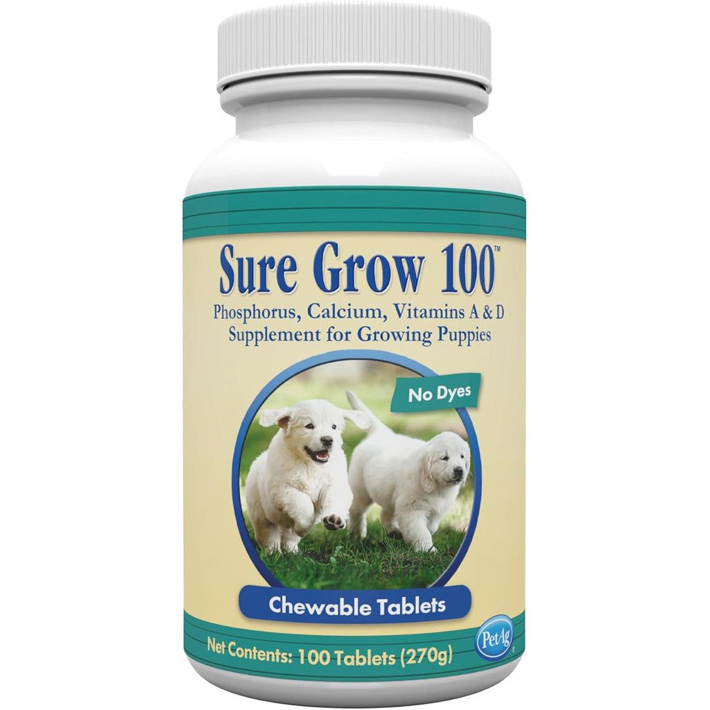 Sure Grow 100 calcium supplement for dogs UK Stock