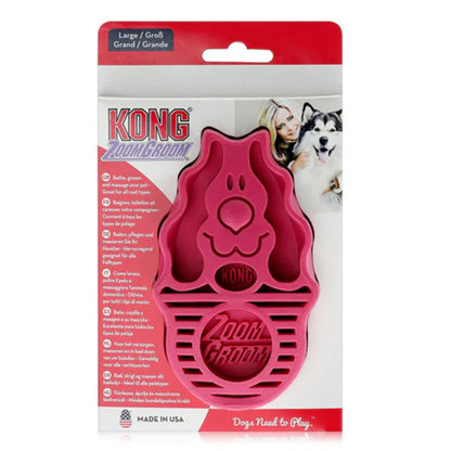 Kong Zoom Groom pink packaging