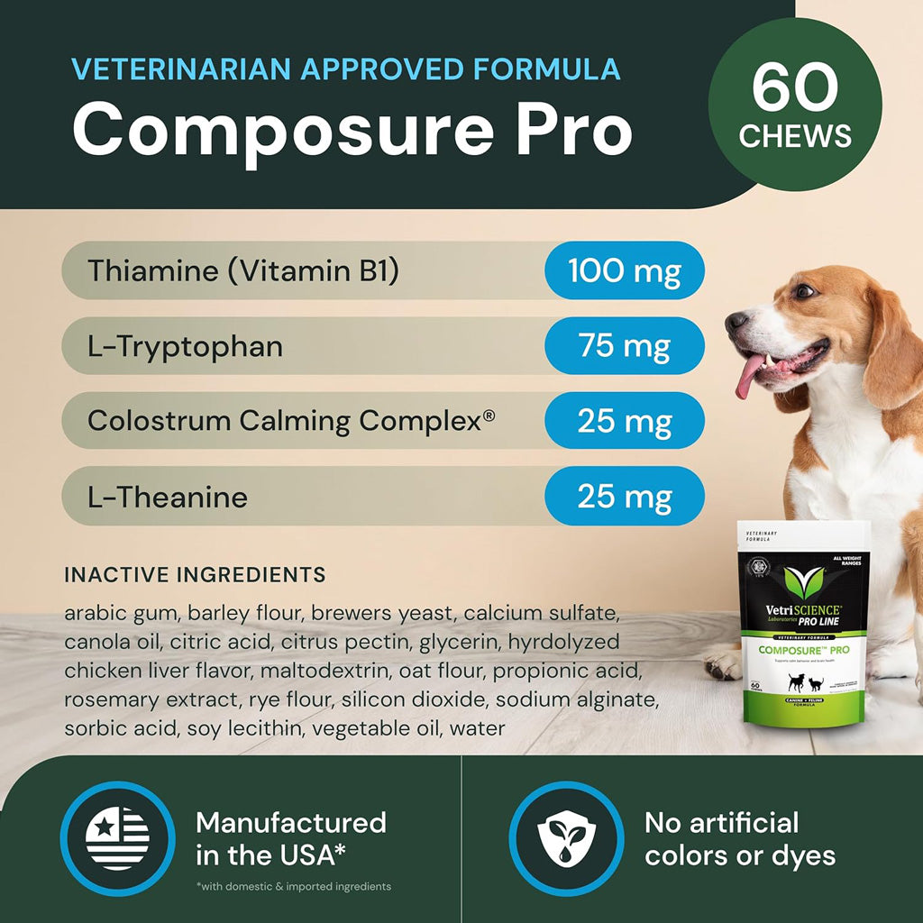 Composure Pro Calming Chews for Dogs & Cats – UK Stock