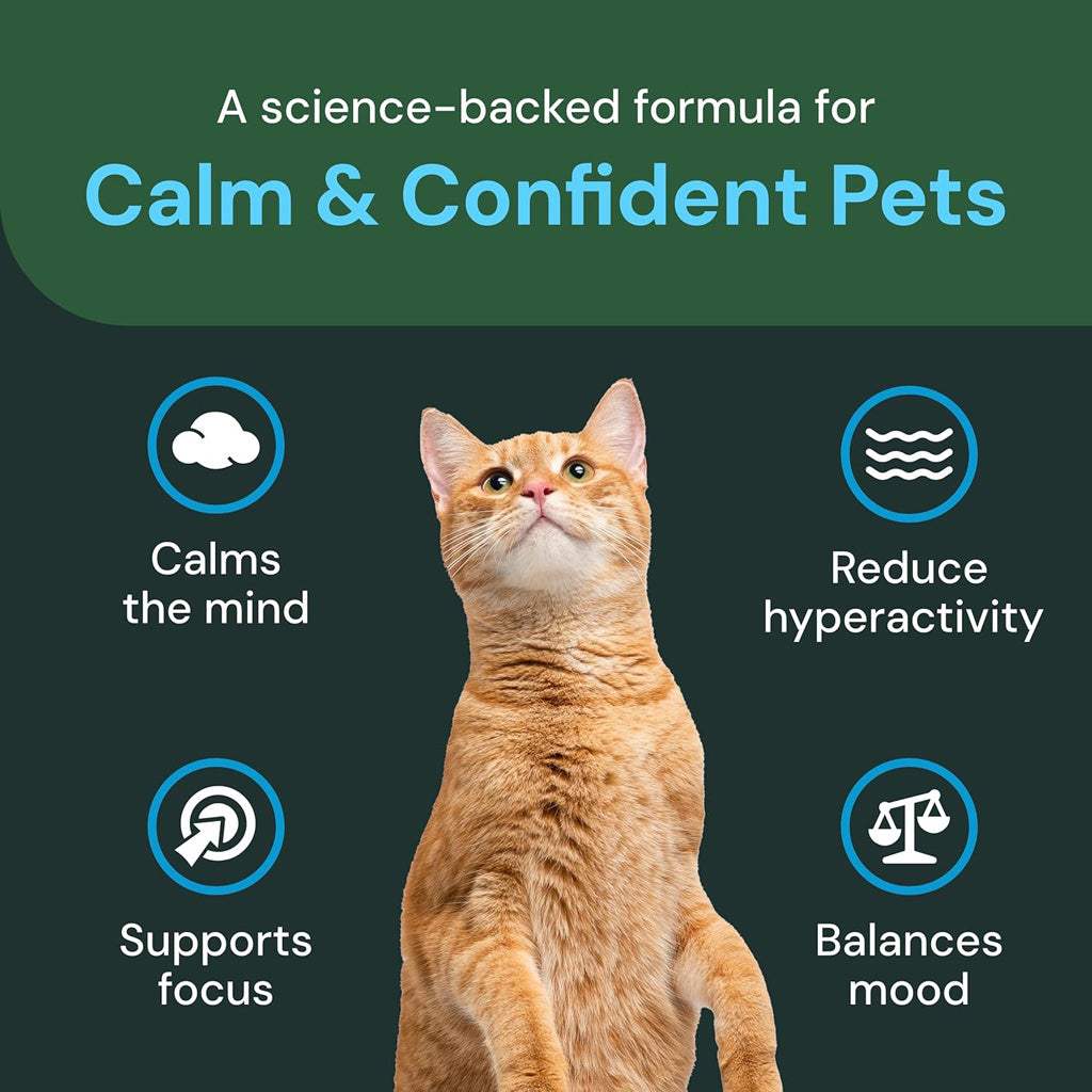 VetriScience Composure Pro for Cats – Natural Stress & Anxiety Relief – UK Stock