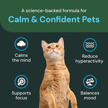 VetriScience Composure Pro for Cats – Natural Stress & Anxiety Relief – UK Stock