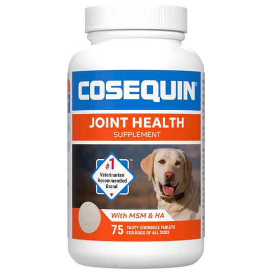 Nutramax Cosequin Maximum Strength Joint Health Supplement Plus MSM & HA for Dogs – Advanced Joint Care | UK Stock