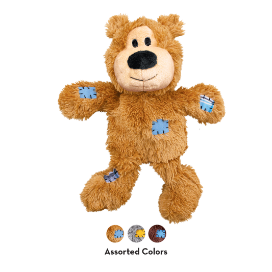 KONG Wild Knots Bears – Soft & Durable Plush Toy for Dogs