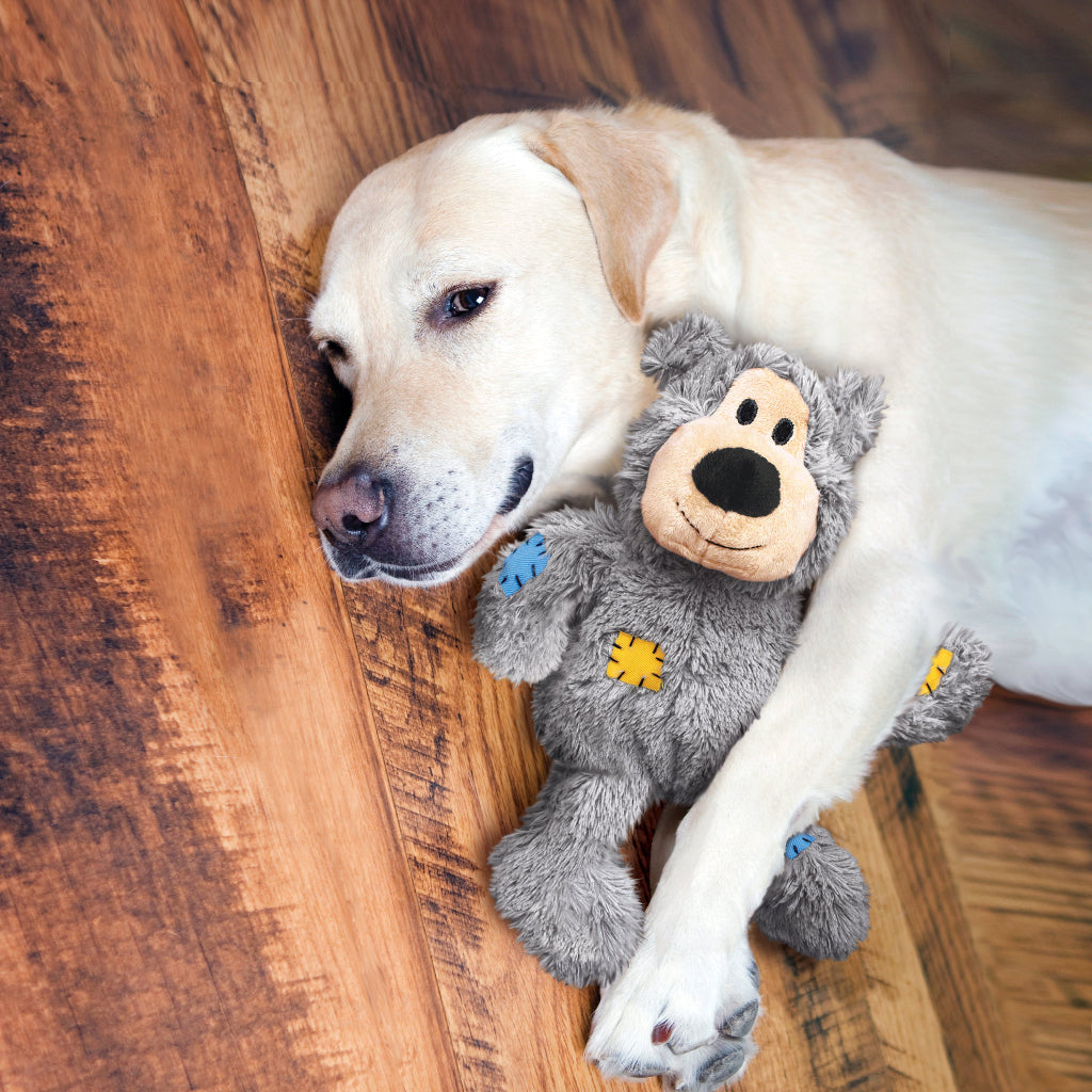 KONG Wild Knots Bears – Soft & Durable Plush Toy for Dogs