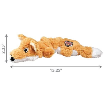 KONG Scrunch Knots Fox – Durable & Fun Toy for Dogs medium large
