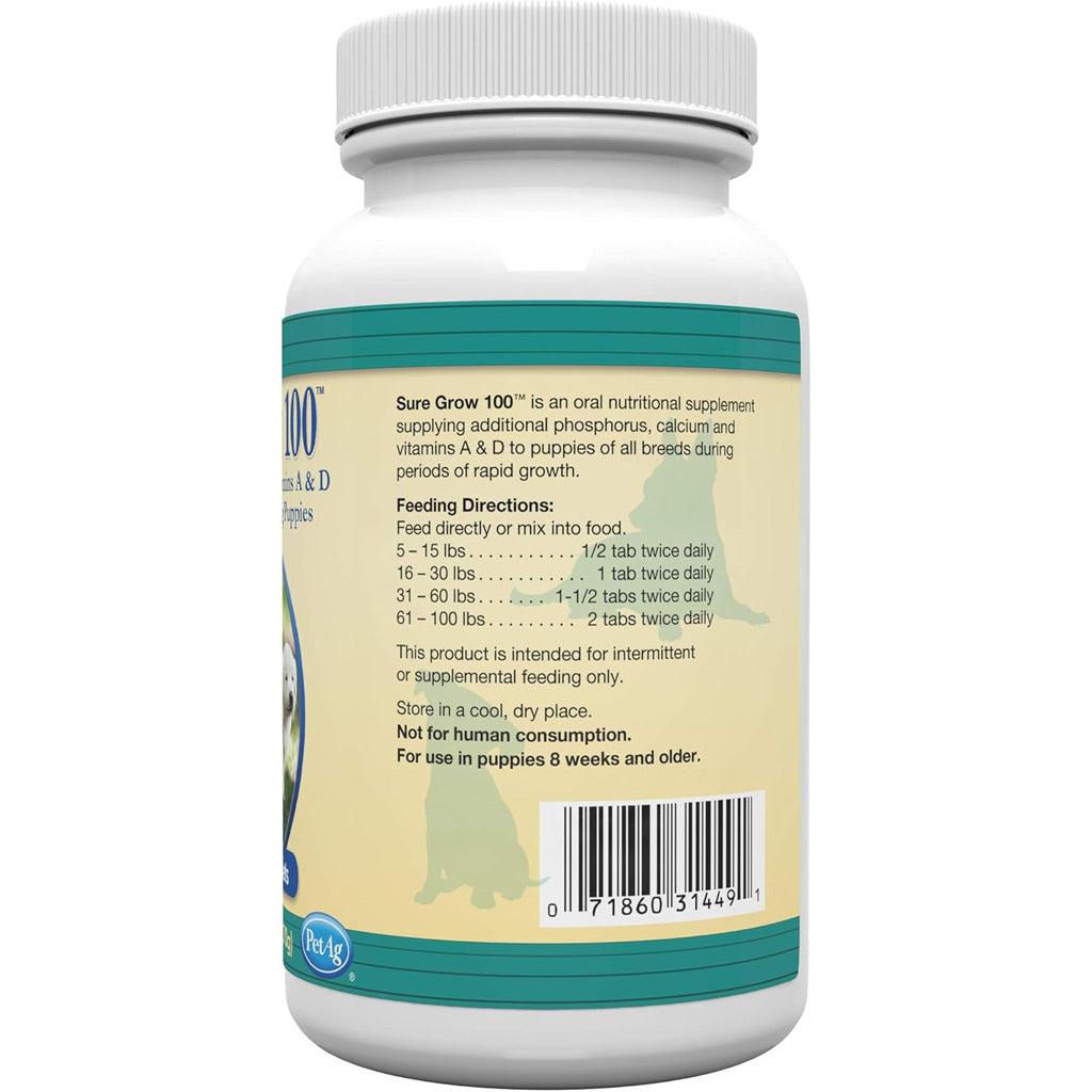 Sure Grow 100 calcium supplement for dogs UK Stock