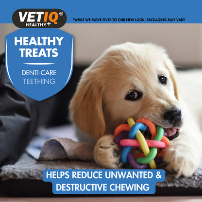 VETIQ® Healthy Denti-Care Teething Treats for Puppies – Natural Teething Relief