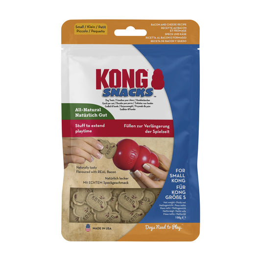 KONG Snacks Bacon and Cheese for Dogs – All-Natural Biscuits