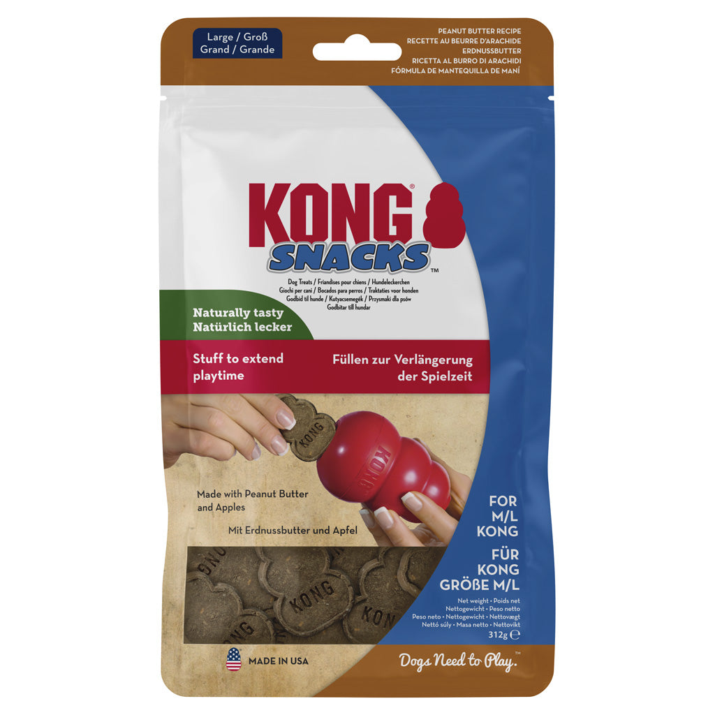 KONG Snacks Peanut Butter – All-Natural Biscuits for Dogs