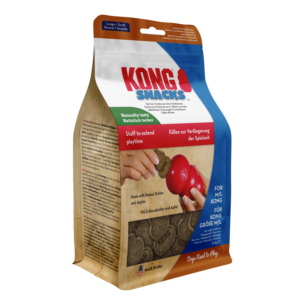 KONG Snacks Peanut Butter – All-Natural Biscuits for Dogs