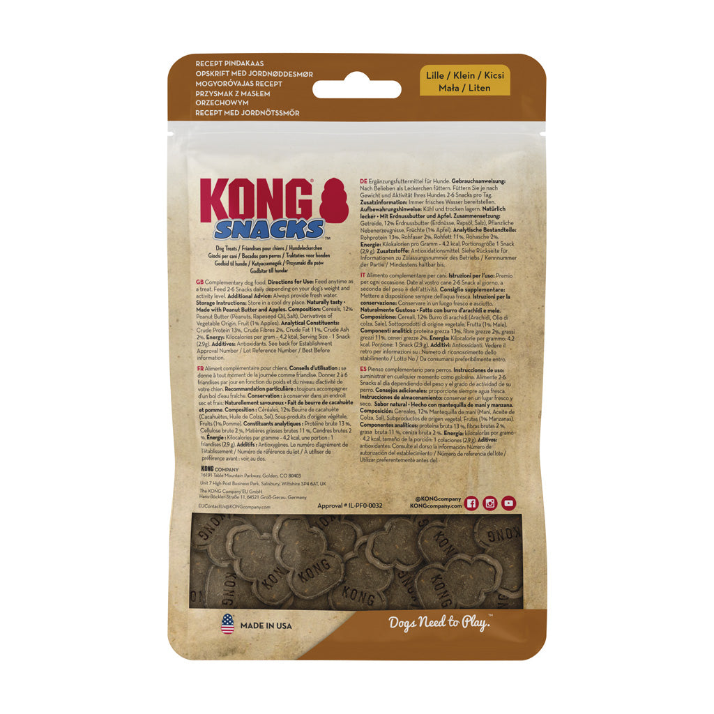 Kong Snacks Peanut Butter – All-Natural Biscuits for Dogs