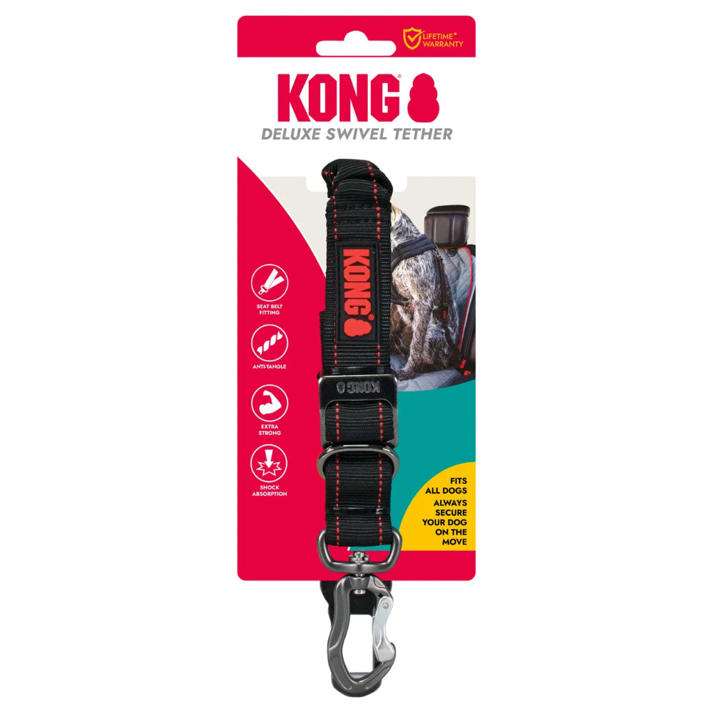 Kong Deluxe Swivel Tether packaging on a white background