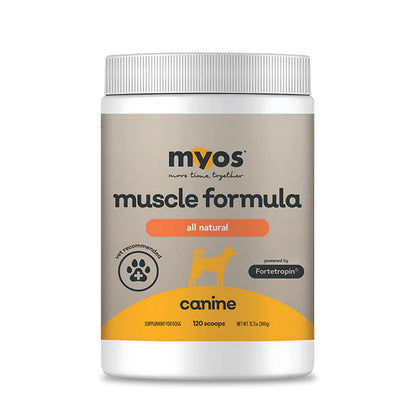 MYOS Canine Muscle Formula 120 scoops – Muscle & Mobility Support for Dogs – UK Stock