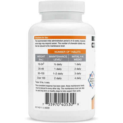 Nutramax Cosequin DS Chewable Tablets for Dogs – Joint Health & Mobility | UK Stock
