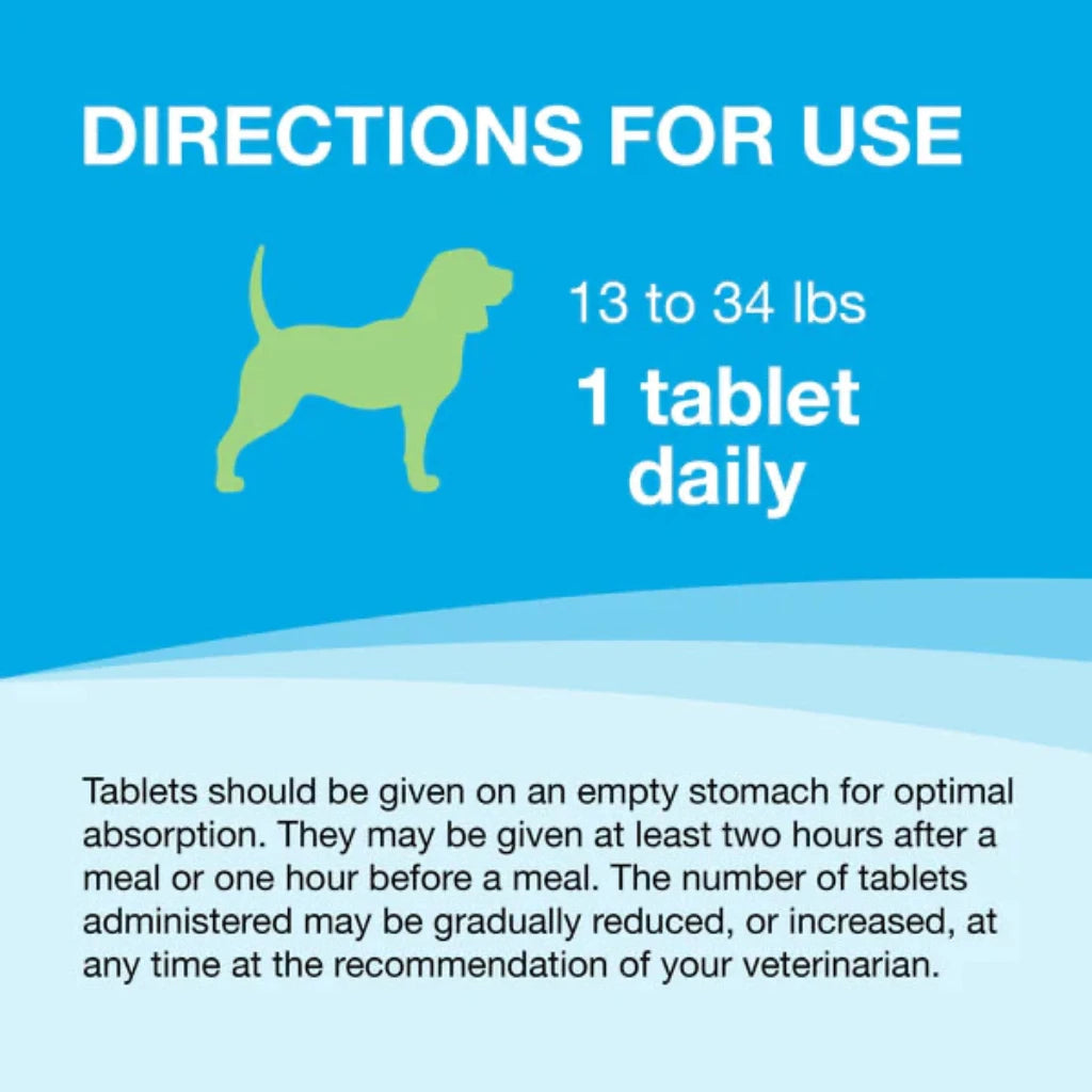 Nutramax Denosyl Liver and Brain Health Supplement for Medium Dogs, With S-Adenosylmethionine (SAMe) directions for use