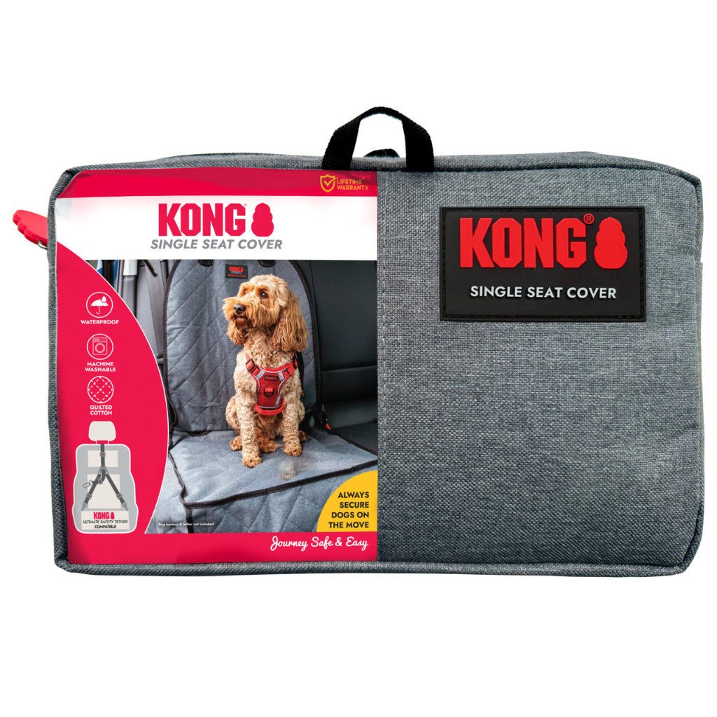 KONG single seat cover with packaging on a white background