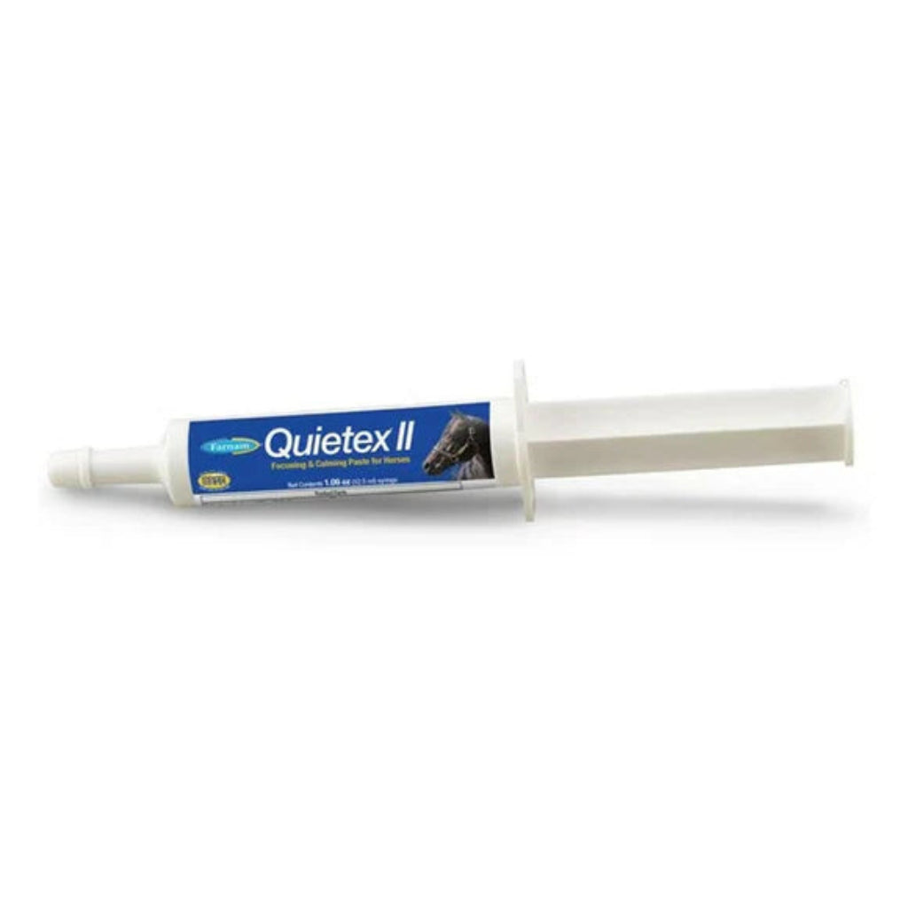 Farnam Quietex Paste tube with blue label on a white background