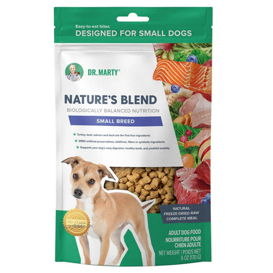 Dr. Marty Nature's Blend Small Breed freeze-dried raw dog food 170g bag