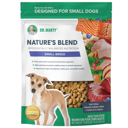 Dr. Marty Nature's Blend Small Breed freeze-dried raw dog food 454g bag