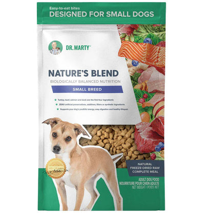 Dr. Marty Nature's Blend Small Breed freeze-dried raw dog food