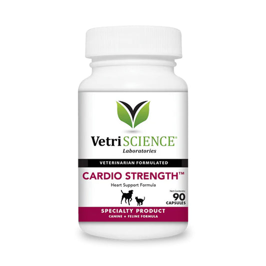 VetriScience Cardio Strength Healthy Heart supplement bottle on a white background UK