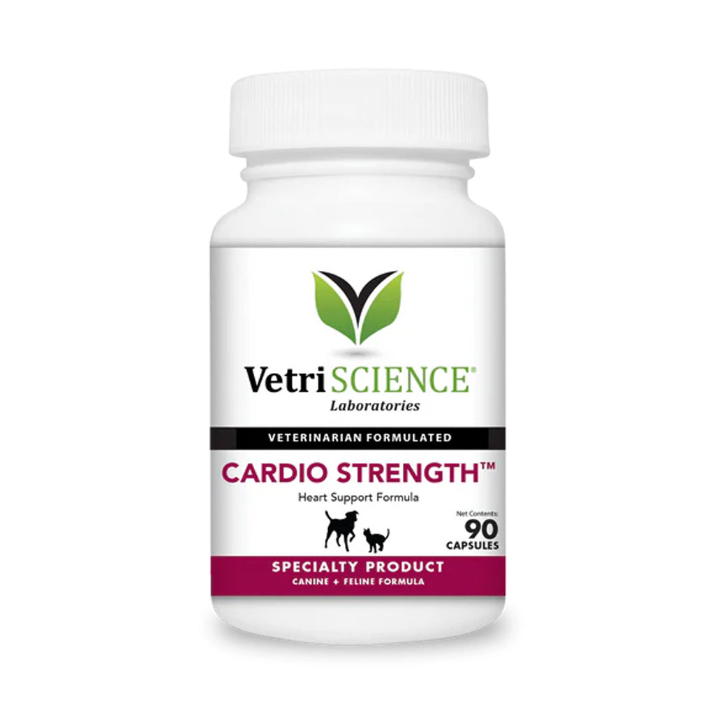 VetriScience Cardio Strength Healthy Heart supplement bottle on a white background UK