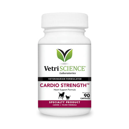 VetriScience Cardio Strength Healthy Heart supplement bottle on a white background UK