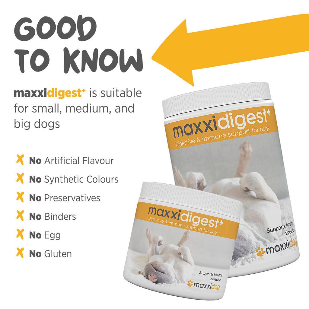 maxxidigest+ for dogs good to know