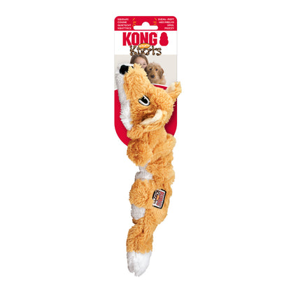 KONG Scrunch Knots Fox – Durable & Fun Toy for Dogs