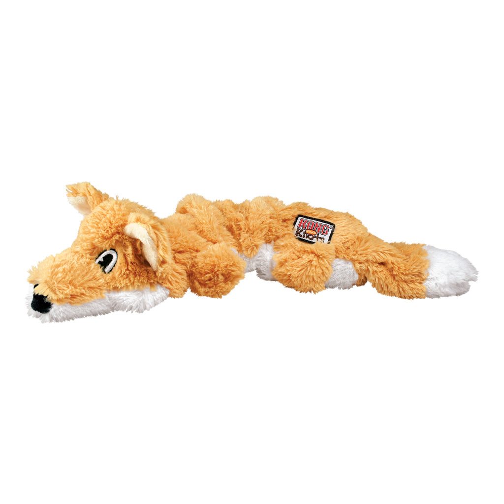 KONG Scrunch Knots Fox – Durable & Fun Toy for Dogs
