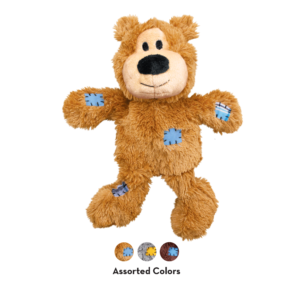 KONG Wild Knots Bears – Soft & Durable Plush Toy for Dogs