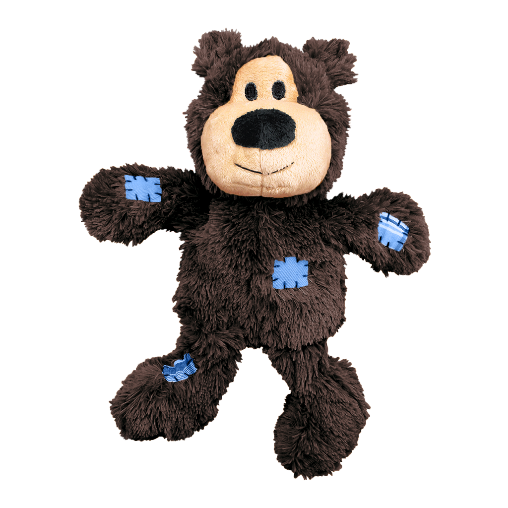 KONG Wild Knots Bears – Durable Plush Toy for Dogs