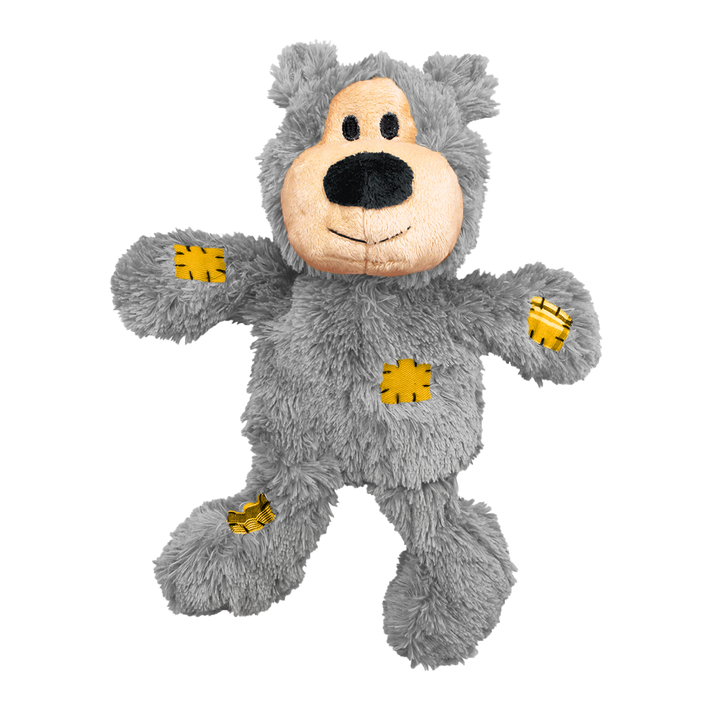 KONG Wild Knots Bears – Durable Plush Toy for Dogs